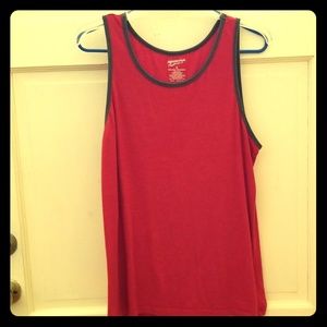 Like New.  Men's Red Track Top